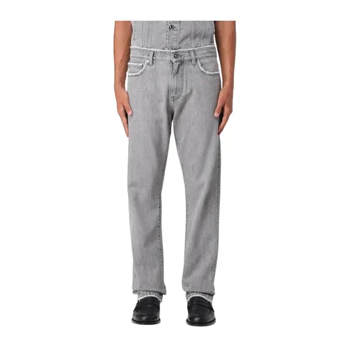 Jeans > Straight Jeans - - Versace - Modalova