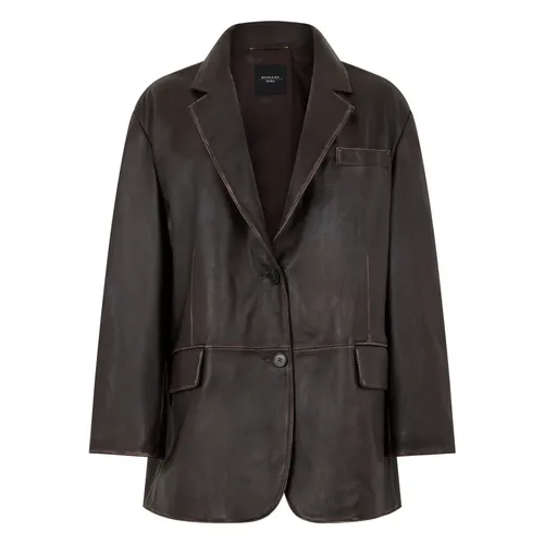 Blazer Oversize de Cuero - Weekend Max Mara - Modalova