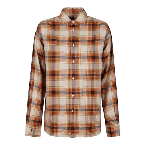 Tan Multicolor Button Front Shirt - Ralph Lauren - Modalova
