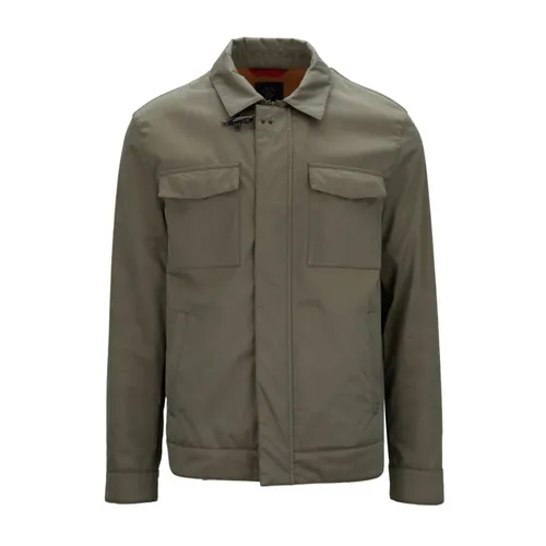 Zip Jacket with Hook and Snap Button - Fay - Modalova