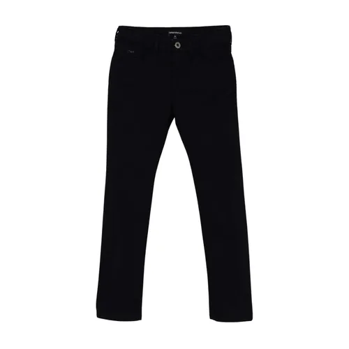 Solid Regular Fit Jeans - Emporio Armani - Modalova