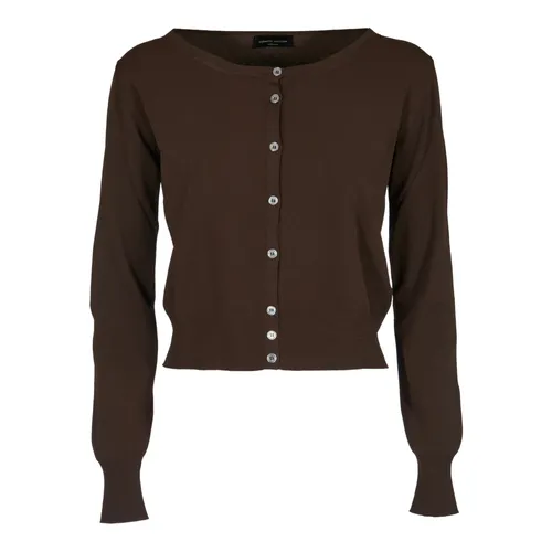 Brown Coreana Sweaters - Roberto Collina - Modalova
