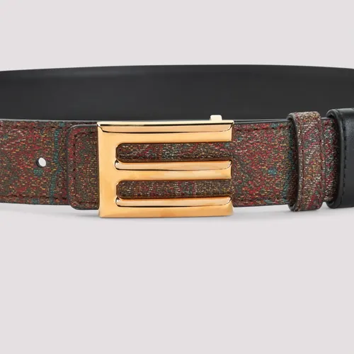 Logo Buckle Belt - Etro - Modalova