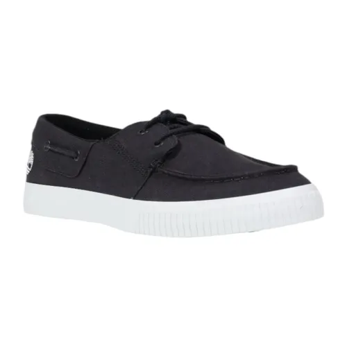 Black Rubber Sole Moccassin with Lyocell - Timberland - Modalova