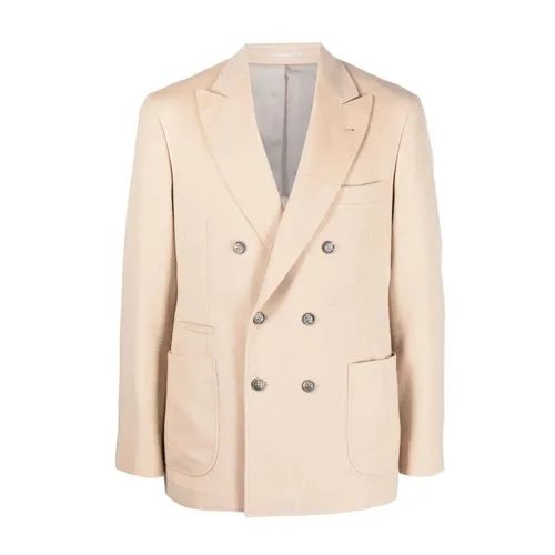 Wool Jacket Double Breasted - Brunello Cucinelli - Modalova