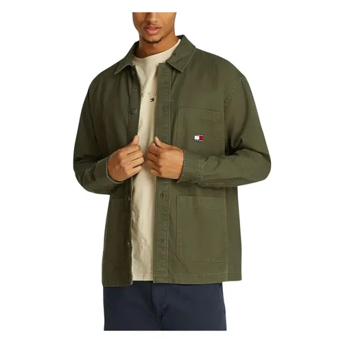 Badge Overshirt - Tommy Jeans - Modalova