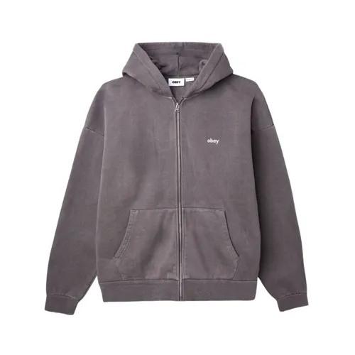Zip-through Hoodie - Obey - Modalova