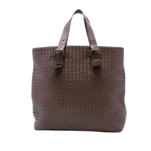 Pre-owned Woven Leather Tote - Bottega Veneta Vintage - Modalova