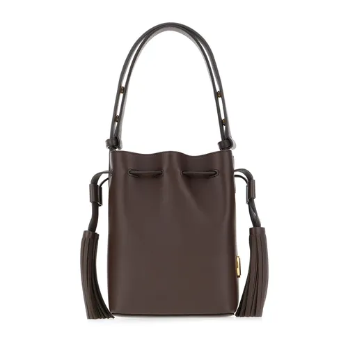 Small Leather Bucket Bag - Valentino Garavani - Modalova