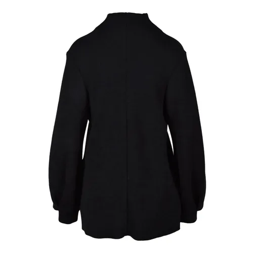Knit coat with puff sleeves - Charlott - Modalova