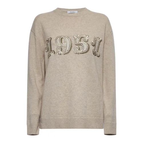 Sequin Embroidery Pullover - Max Mara - Modalova