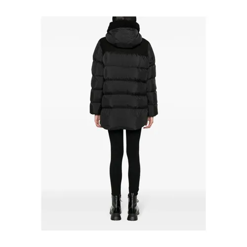 Quilted Hooded Jacket with Shearling Lining - UGG - Modalova