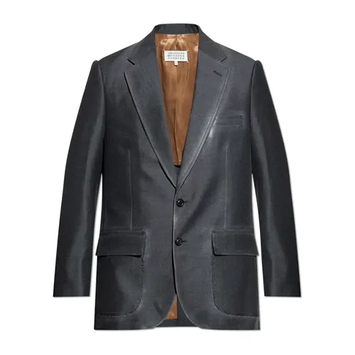 Blazer with raw finish - Maison Margiela - Modalova