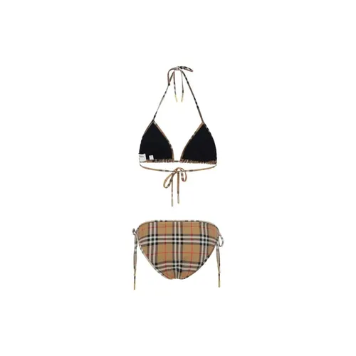Vintage Check Triangle Bikini - Burberry - Modalova