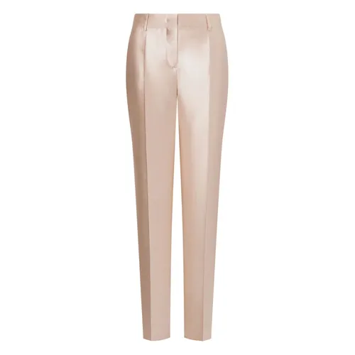 Mikado Pants in Avio Blue - Alberta Ferretti - Modalova