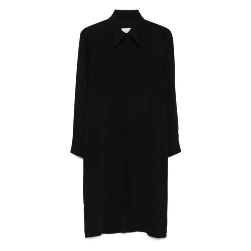 Camisa negra de manga larga - MM6 Maison Margiela - Modalova