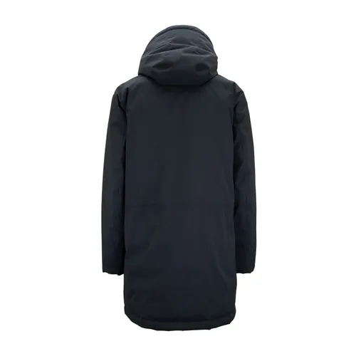 Men's Automatic Button Parka with Zipper - Fay - Modalova