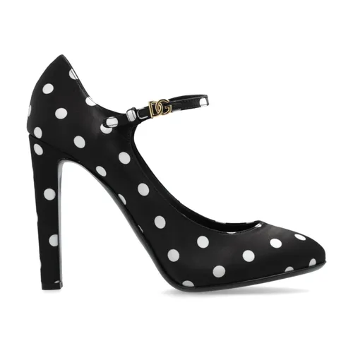 Satin high-heeled shoes - Dolce & Gabbana - Modalova