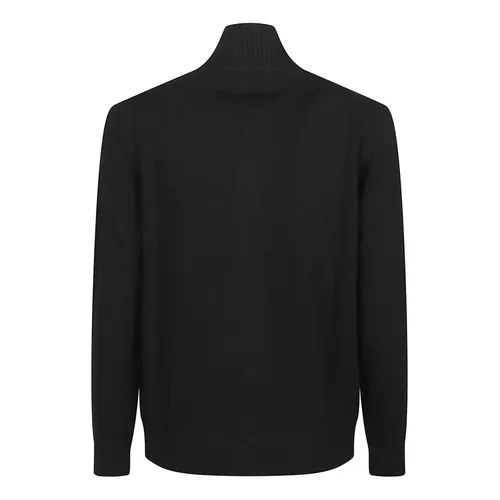 Turtle Neck Zipped Plain Cardigan - Ballantyne - Modalova