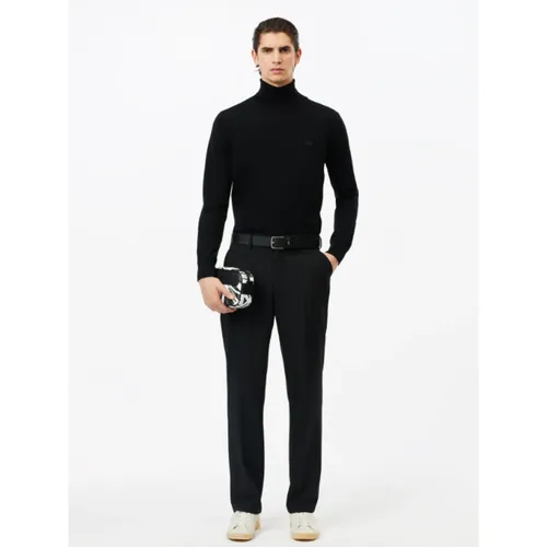 Merino Wool High Neck Pullover - Lacoste - Modalova