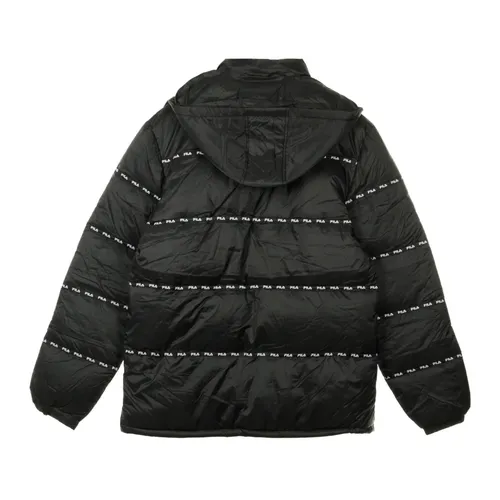 Black Down Jacket for Men - Fila - Modalova