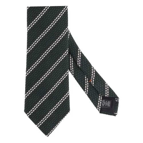 Silk Striped Tie - Zegna - Modalova