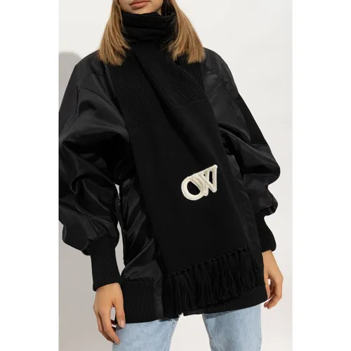 Wool Scarf - Off White - Modalova