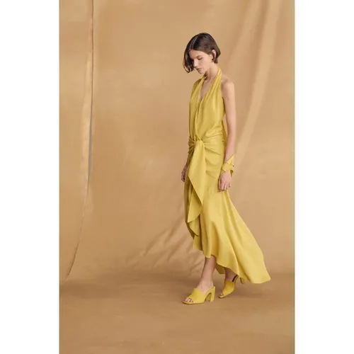 Yellow Suede Mules - Cortana - Modalova