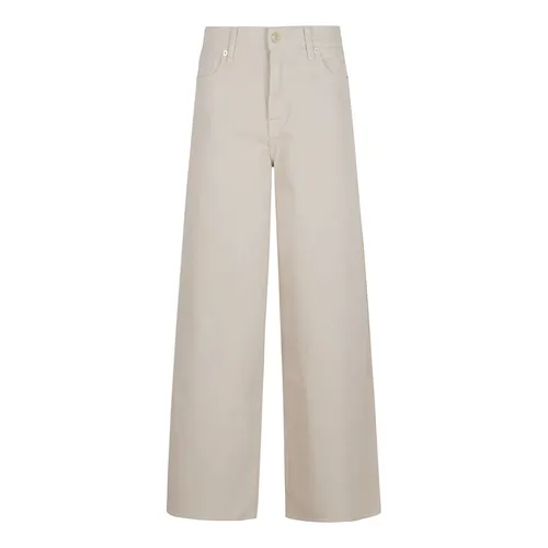 White High-Waisted Denim Jeans - 7 For All Mankind - Modalova