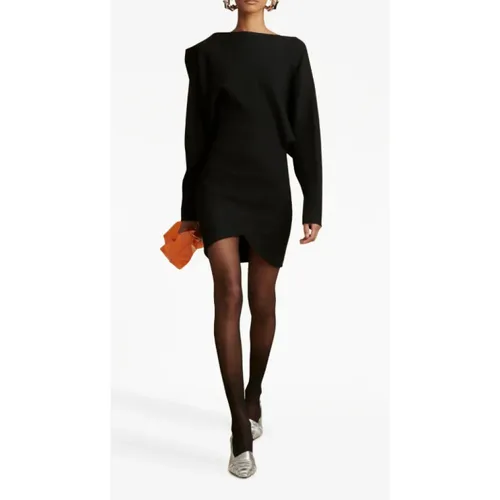 Juniper Draped Minidress - Khaite - Modalova
