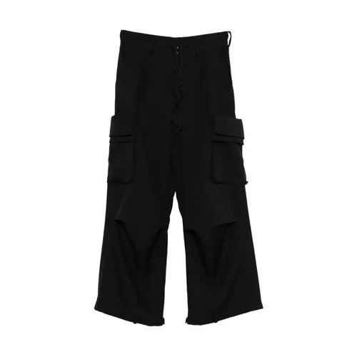 Black Cargo Drawstring Pants - Y-3 - Modalova