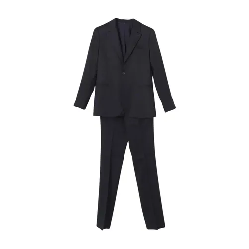 Blue Two-Piece Tailored Suit - Emporio Armani - Modalova
