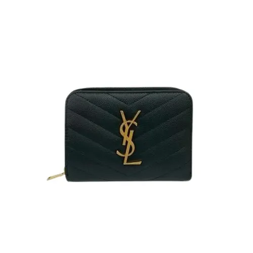 Pre-owned Leather Wallet - Saint Laurent Vintage - Modalova