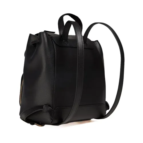 Medium Flap Backpack Black Leather - Kate Spade - Modalova