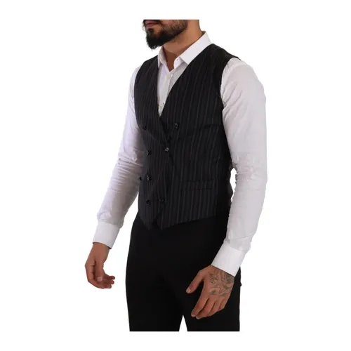 Double Breasted Vest - Dolce & Gabbana - Modalova