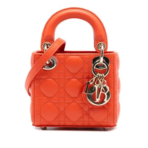 Pre-owned Leather Mini Bag - Dior Vintage - Modalova