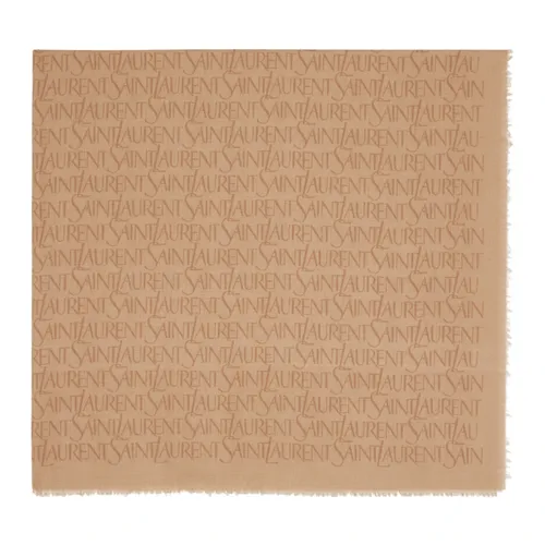 Large Square Scarf in Modal and Cashmere - Saint Laurent - Modalova