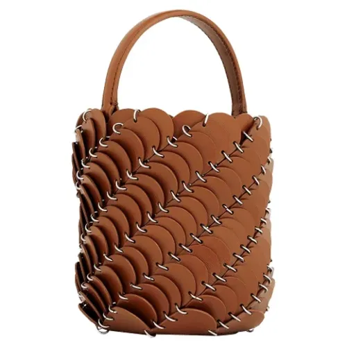 Panelled Small Bucket Bag - Rabanne - Modalova
