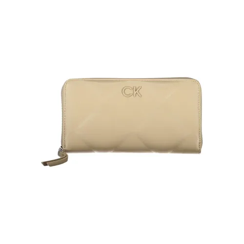 Beige Polyester Wallet - Calvin Klein - Modalova