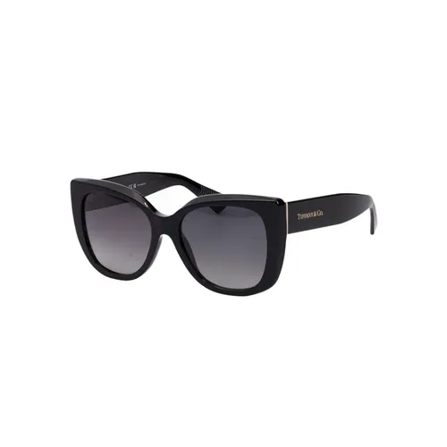 Square Black Sunglasses Acetate Frame - Tiffany - Modalova
