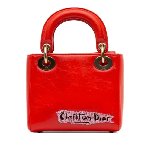 Pre-owned Leather Mini Bag - Dior Vintage - Modalova
