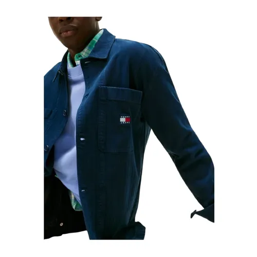 Essential Herringbone Overshirt - Tommy Hilfiger - Modalova