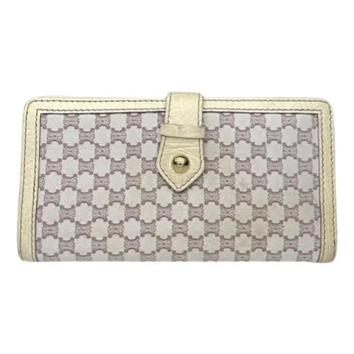 Pre-owned Leather Wallet - Celine Vintage - Modalova