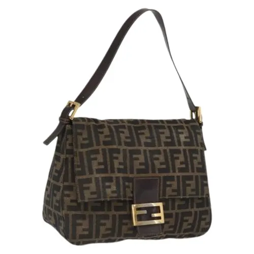 Pre-owned Canvas Shoulder Bag - Fendi Vintage - Modalova