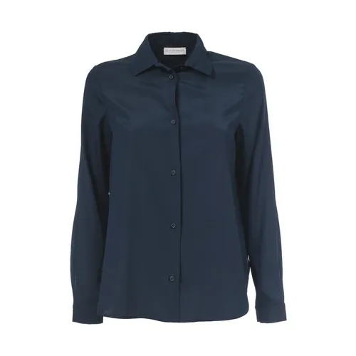 Silk Shirt with Classic Collar - Le Tricot Perugia - Modalova