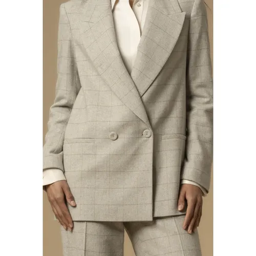 Checkered blazer style jacket - Kocca - Modalova