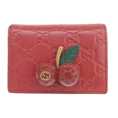 Pre-owned Leather wallets - Gucci Vintage - Modalova