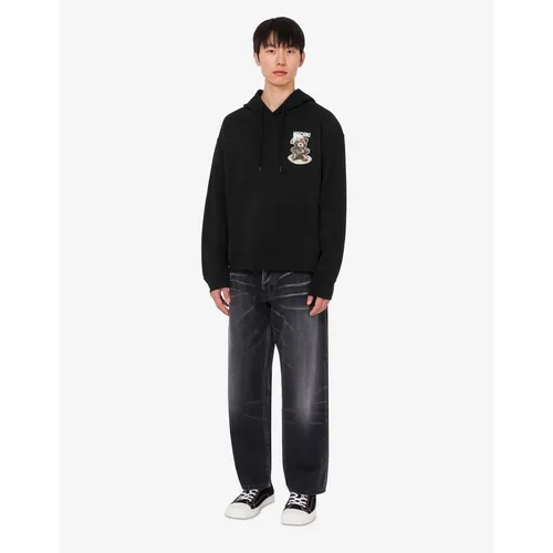 Teddy Bear Cotton Sweatshirt - Moschino - Modalova