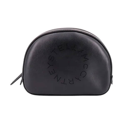 Black Accessories Zip Closure Front Logo - Stella McCartney - Modalova