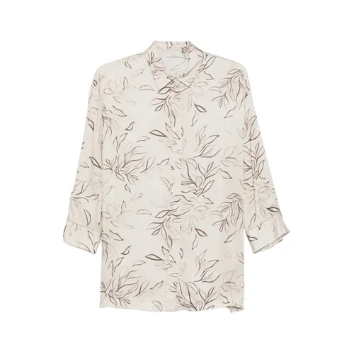 Floral Print Shirt - Peserico - Modalova